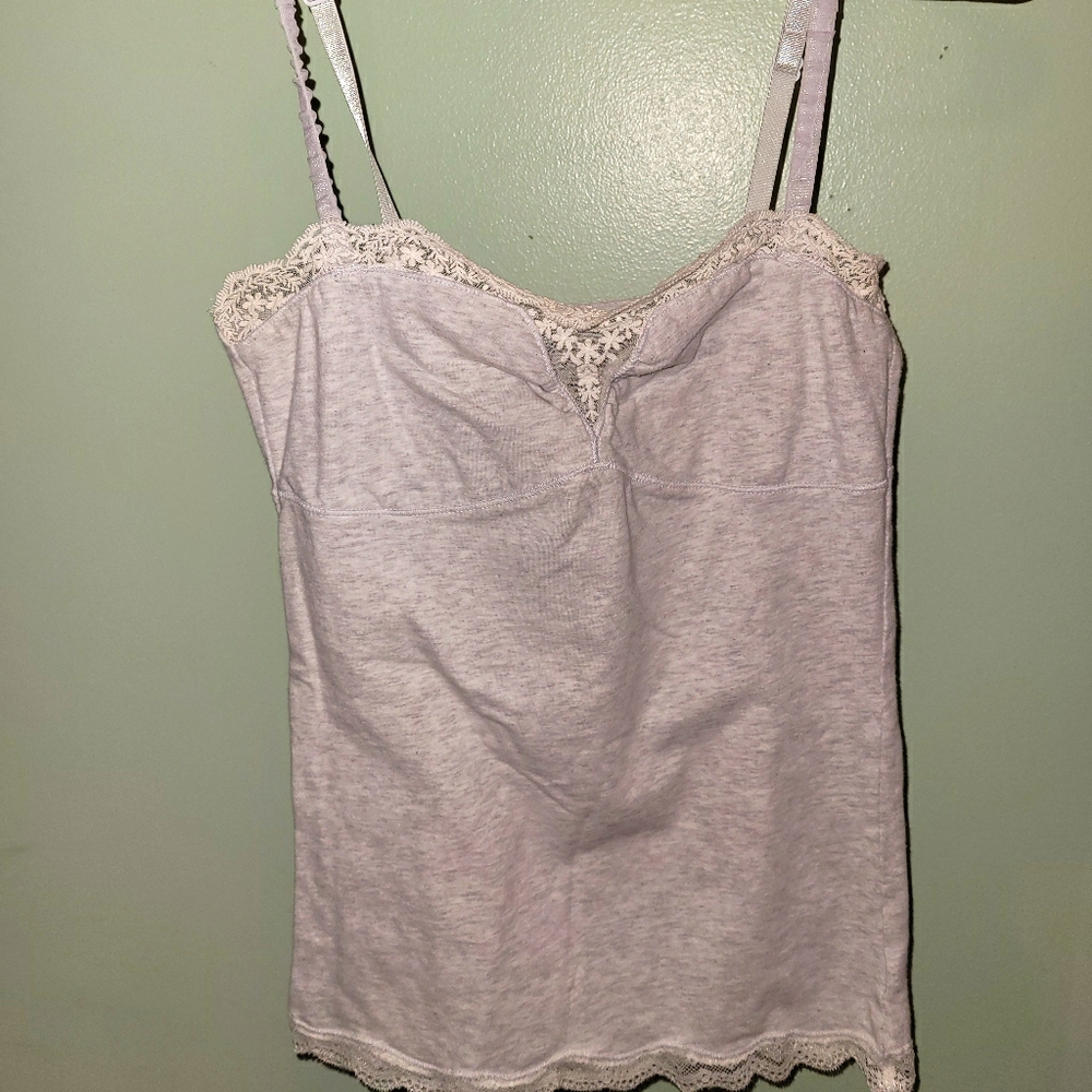 Lace trim camisole